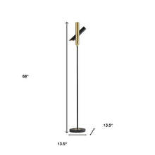 Load image into Gallery viewer, Metal LED Torchiere - Black
