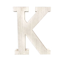 Load image into Gallery viewer, Letter K Tabletop Sculpture - White
