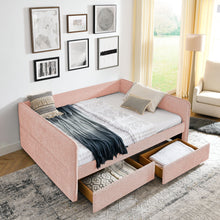 Load image into Gallery viewer, Upholstered Daybed &amp; 2 Drawers
