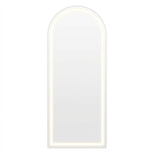 Load image into Gallery viewer, 60" Arch Freestanding Frameless Standing Mirror - White

