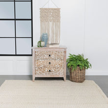 Load image into Gallery viewer, Kenzie - 3 Drawer Mandala Cabinet - White

