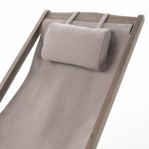 NIKKI BEACH SLING CHAIR - GREY