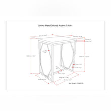 Load image into Gallery viewer, Selma - Handcrafted Metal And Wood Accent Table

