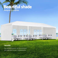 Load image into Gallery viewer, 10X30' Wedding Party Canopy Tent Outdoor Gazebo With Removable Sidewalls
