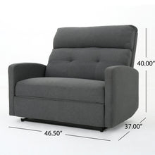 Load image into Gallery viewer, Alma - Contemporary Upholstered Loveseat Recliner
