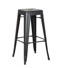 Load image into Gallery viewer, Iron Backless Bar Height Bar Chairs (Set of 2) - Black
