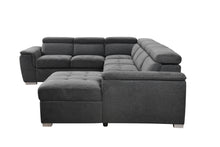 Load image into Gallery viewer, 125&quot; Modern U Shaped 7-seat Sectional Sofa Couch with Adjustable Headrest, Sofa Bed with Storage Chaise-Pull Out Couch Bed for Living Room ,Dark Gray
