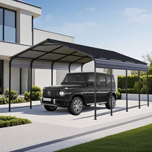 Load image into Gallery viewer, Heavy Duty Carport With Galvanized Roof And Enhanced Base - Anthracite
