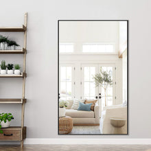 Load image into Gallery viewer, Metal Framed Full Length Mirror - Black
