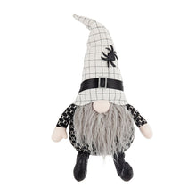 Load image into Gallery viewer, Sitting Gnome With Hat Spider, For Halloween Decor
