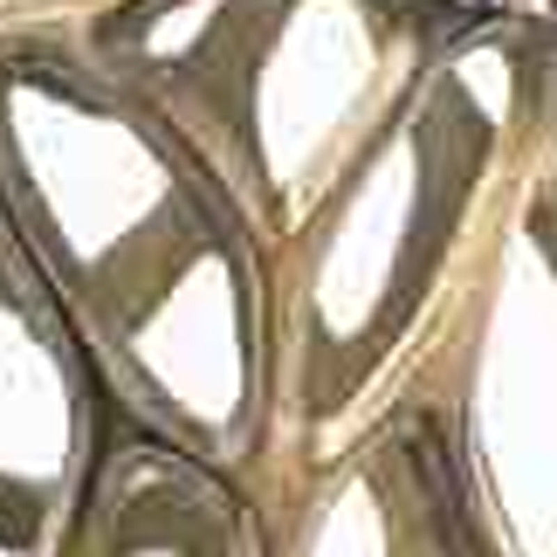 Twigs Cylinder Floor Vase (354653) - Gold