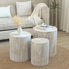 Load image into Gallery viewer, Cylinder Nesting Tables (Set of 3)
