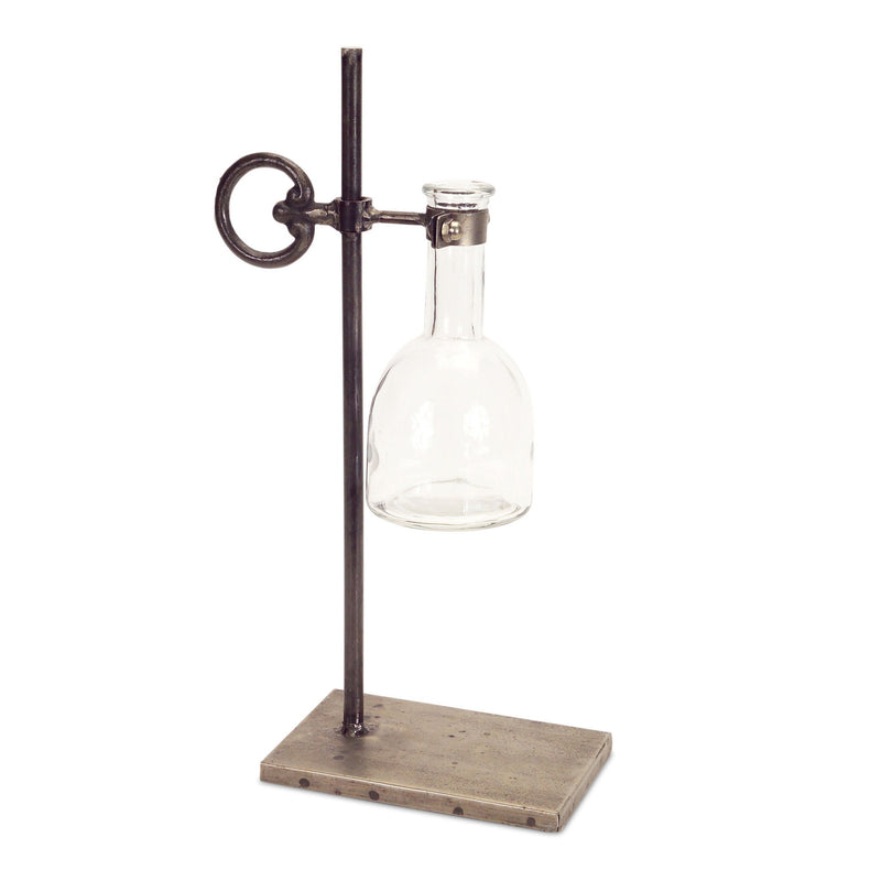 Apothecary Jar (Set of 2) - Clear / Black