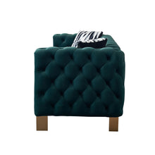 Load image into Gallery viewer, Chesterfield Modern Tufted Velvet Living Room Sofa, 84.25&#39;&#39;W Couch,Green
