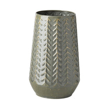 Load image into Gallery viewer, Abstract Cylinder Table Vase (397570) - Green
