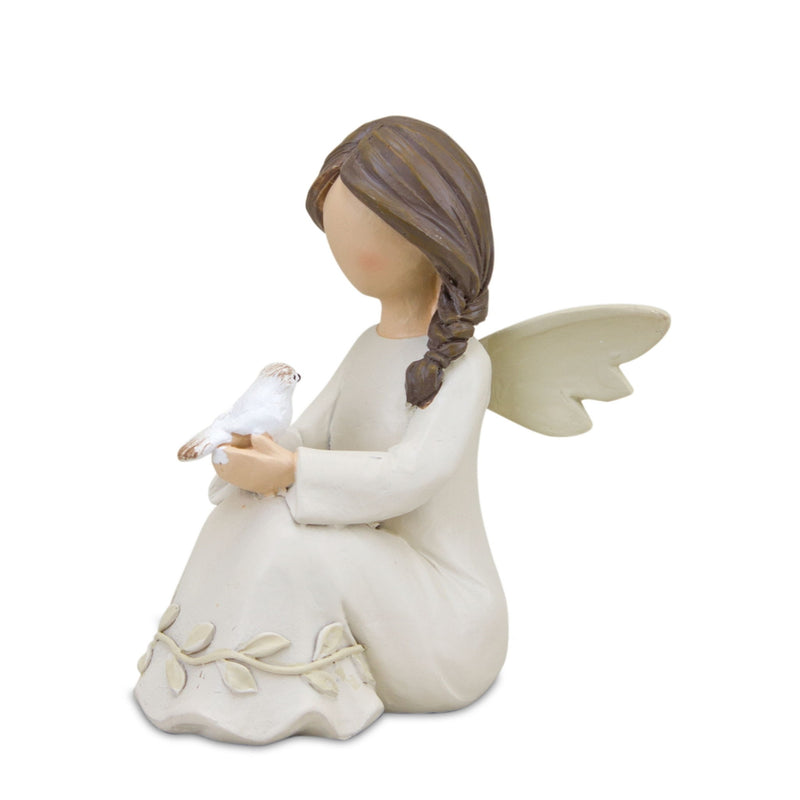 Poly Figurine Tabletop Sculpture (Set of 2) (592947) - White