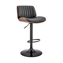 Load image into Gallery viewer, 43" Swivel Adjustable Height Bar Chair - Black
