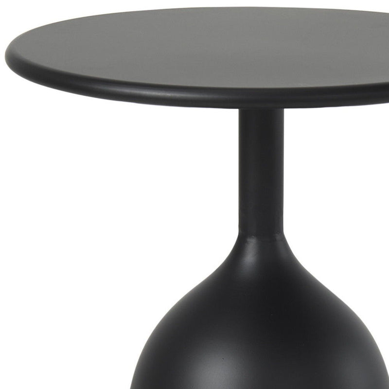 Iron Metal Tray Table (605377) - Black