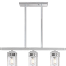 Load image into Gallery viewer, 10" Three Light Dimmable Chandelier With Shades - Silver
