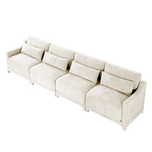 Load image into Gallery viewer, Elegant Sofa With Ergonomic Design And Lumbar Pillows
