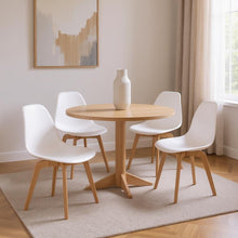 Load image into Gallery viewer, Heavy Duty Plastic Dining Side Chairs (Set of 4) - White
