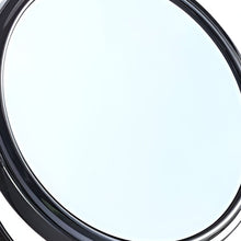 Load image into Gallery viewer, 9" Round Metal Framed Makeup Shaving Tabletop Mirror - Black
