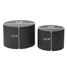 Load image into Gallery viewer, Wave Stripe Nesting Coffee Table (Set of 2)
