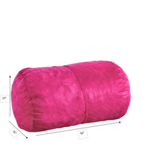 Load image into Gallery viewer, Michael - Modern Cylindrical Suede Bean Bag Chair
