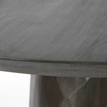 Load image into Gallery viewer, Rounded Solid Wood Pedestal Base Dining Table - Brown
