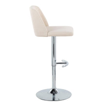 Load image into Gallery viewer, Toriano - Contemporary Adjustable Barstool With Swivel &amp; Rounded T Footrest (Set of 2)

