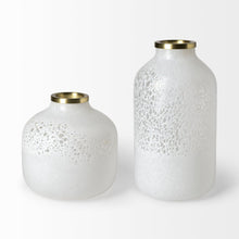 Load image into Gallery viewer, Abstract Cylinder Table Vase (397568) - White
