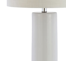 Load image into Gallery viewer, Novelty Table Lamp LED With Drum Shade - White
