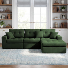 Load image into Gallery viewer, Corner Chaise L-Shaped Sectional Sofa Bed

