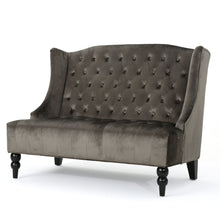 Load image into Gallery viewer, Nurturing - Upholstered Loveseat With Wing Back And Diamond Tufting
