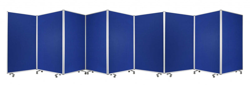 Metal, 9 Panel, Screen - Blue