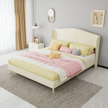 Load image into Gallery viewer, Upholstered Bed, Tufted Headboard, Comfortable Sleep

