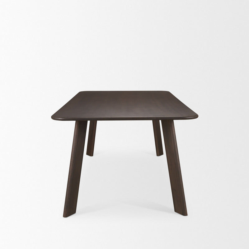 Solid Wood Dining Table (727888) - Brown