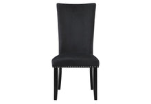 Load image into Gallery viewer, Upholstered Velvet Dining Chairs (Set of 2) - Black
