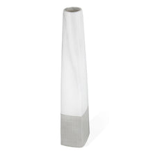 Load image into Gallery viewer, Faceted Geometric Tapered Floor Vase (576739) - White
