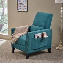 Load image into Gallery viewer, Kiersten - Contemporary Fabric Pushback Recliner

