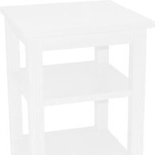 Load image into Gallery viewer, 28" Solid Wood Nightstand - White

