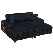 Load image into Gallery viewer, Convertible Sectional Sofa, Sleeper Oversized Living Room Lounge
