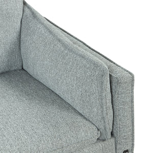 76.2" Modern Style 3 Seat Sofa Linen Fabric Upholstered Couch Furniture 3-Seats Couch for Different Spaces,Living Room,Apartment