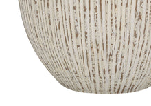 Load image into Gallery viewer, Ceramic Round Table Lamp With Empire Shade - Cream
