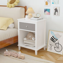 Load image into Gallery viewer, Nightstand With 1 Drawer 1 Shelf
