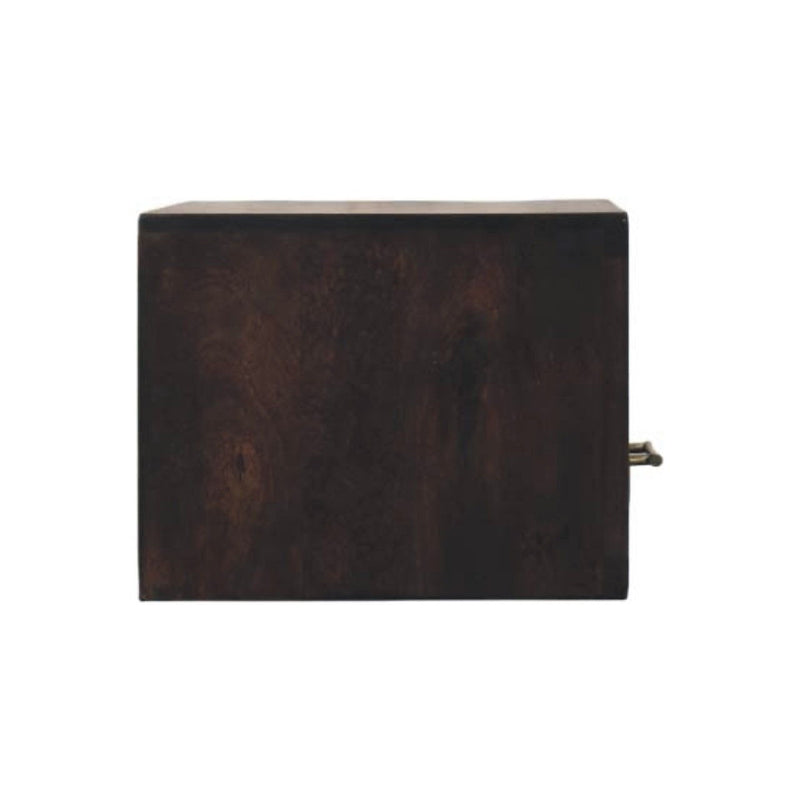 18" One Drawer Floating Nightstand - Brown