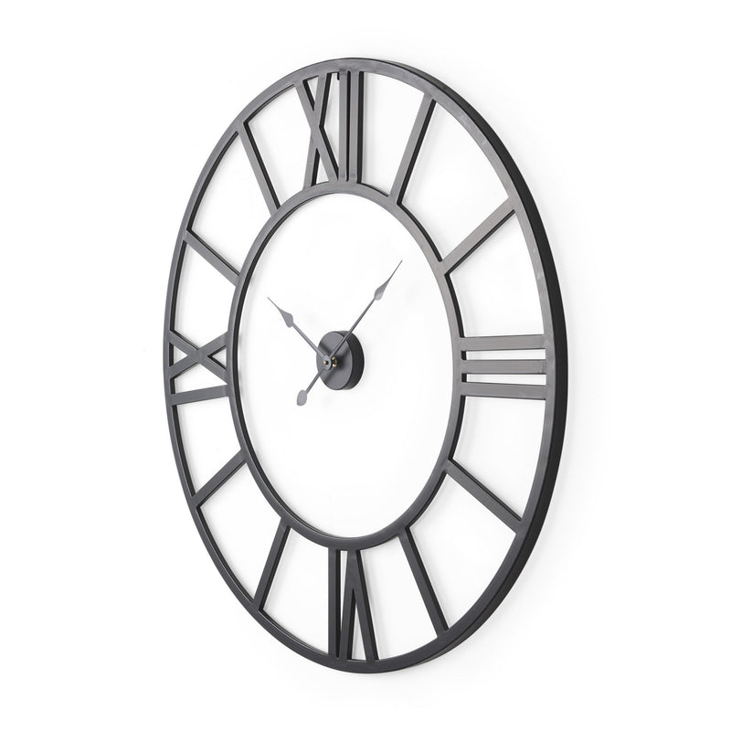 Analog Round Wall Clock (609407) - Black