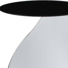 Load image into Gallery viewer, Steel Round Pedestal End Table (719932) - Black / White
