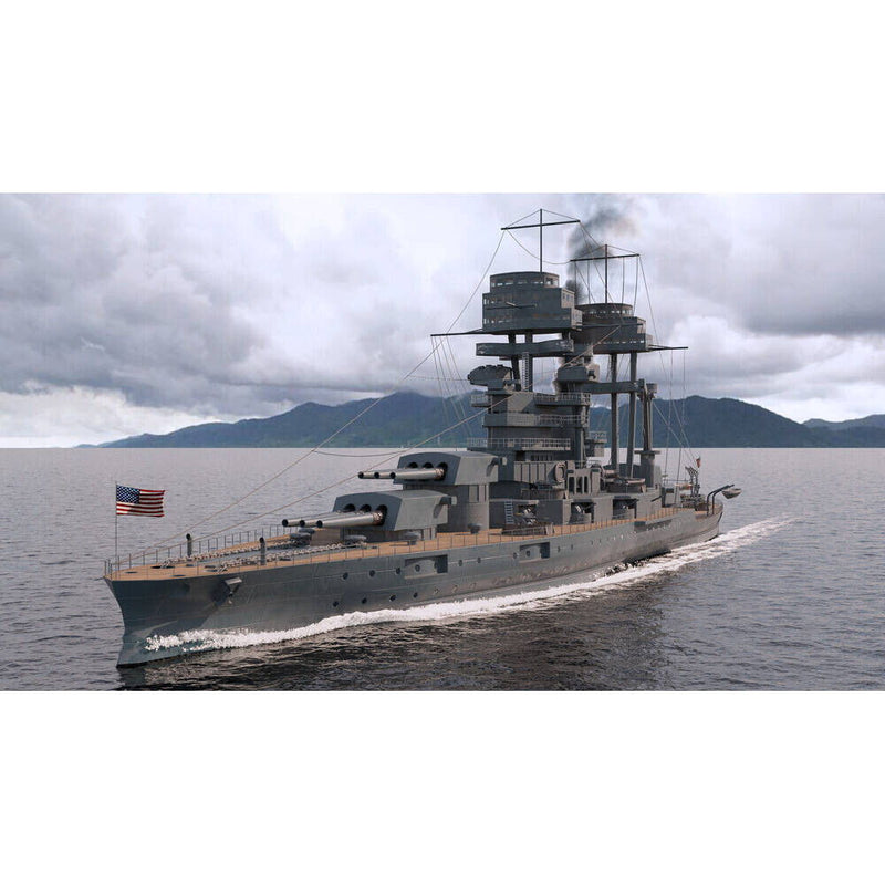 Hand Painted Model Boat (624279) - Gray