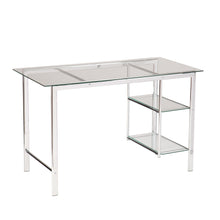 Load image into Gallery viewer, Writing Desk - Clear / Silver
